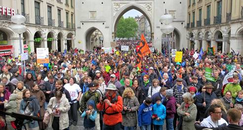 Marche contre Monsanto - Munich 25 mai 2013
